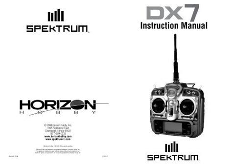 spektrum dx7 manual
